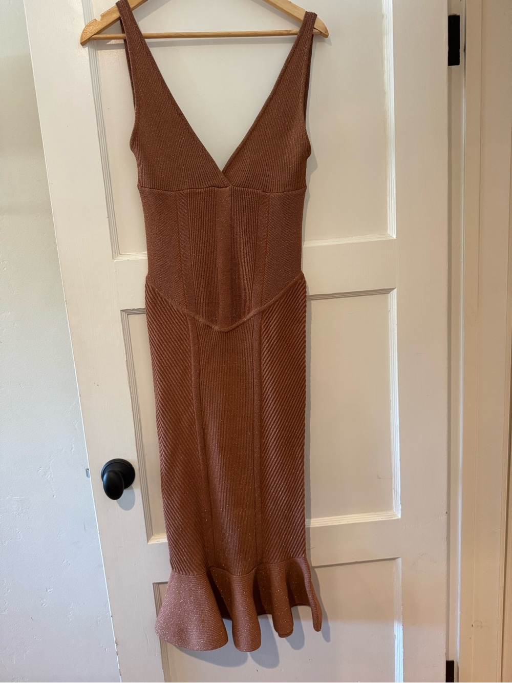 Retrofete SAMPLE METALLIC KNIT DRESS